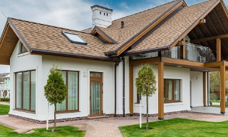 Проект дома с мансардой в Лабинске | цена от 306390 рублей от Строй-Лбк