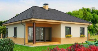 Строительство одноэтажных домов Лабинск цена от 23490 руб. м2